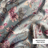 Alluring Mahua Slate Kaftan