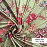 Alluring Firdaus Olive Kaftan