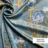 Poise Aaina Teal Night Gown