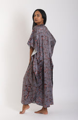 Alluring Huma Grey Kaftan