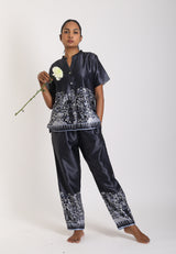Classic Tree Of Life Navy Pyjama Set