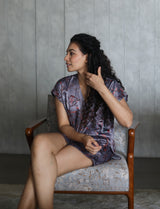 Chic Huma Grey Shorts Set