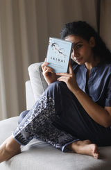 Classic Tree Of Life Navy Pyjama Set