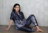 Classic Tree Of Life Navy Pyjama Set