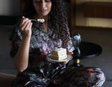 Modish Vyoma Wine Pyjama Set