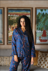 Timeless Huma Navy Pyjama Set