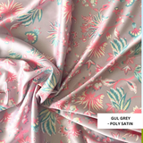 Alluring Gul Grey Kaftan