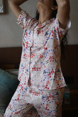 Eternal Humera Ivory Pyjama Set