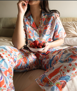Eternal Naina white Pyjama set