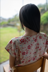 Ritzy Sakura Ivory  Pyjama Set