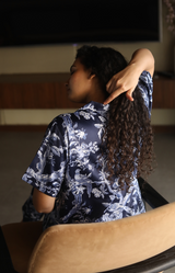 Eternal Rhea Navy Pyjama Set