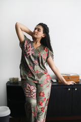 Ritzy Firdaus Olive Pyjama Set