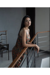 Charming Venetian Evergreen Pyjama Set - Luxury Poly Satin