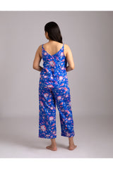 Cheerful Urmi Ink Pyjama set - Luxury Cotton Satin Night