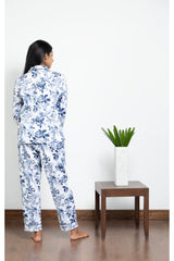 Timeless Rhea Pyjama Set - Luxury Cotton Satin Night Wear