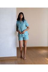 Urban Aisha Shorts Set - Luxury Cotton Satin Night Wear